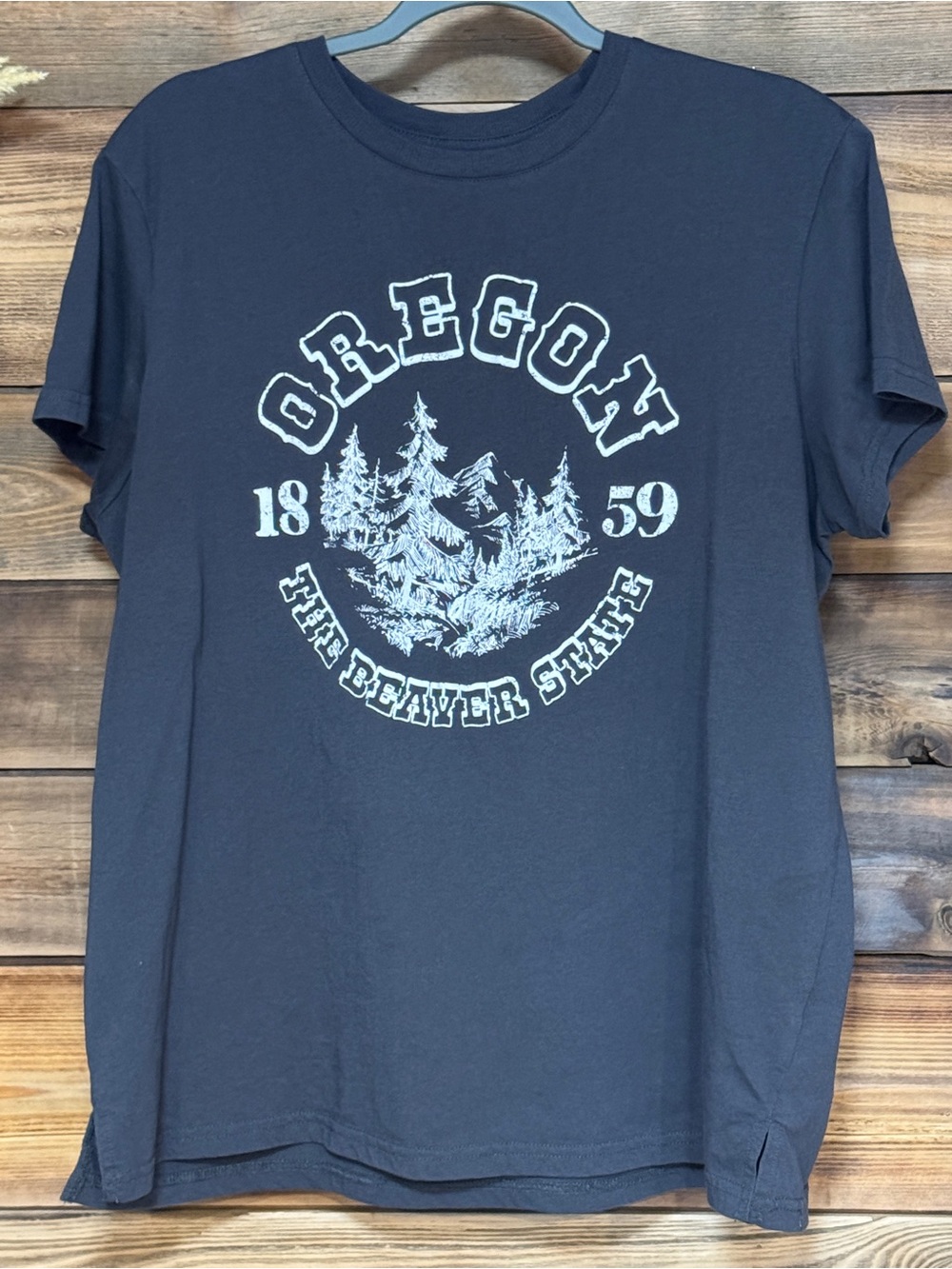 Oregon The Beaver State Graphic Tee Grey 0X 14/16 Maurice’s